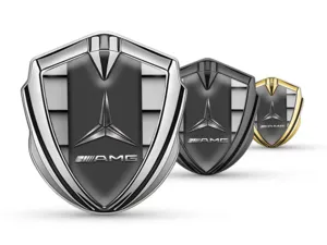 Mercedes Badge Auto Durevole Elegante Finitura Metallica